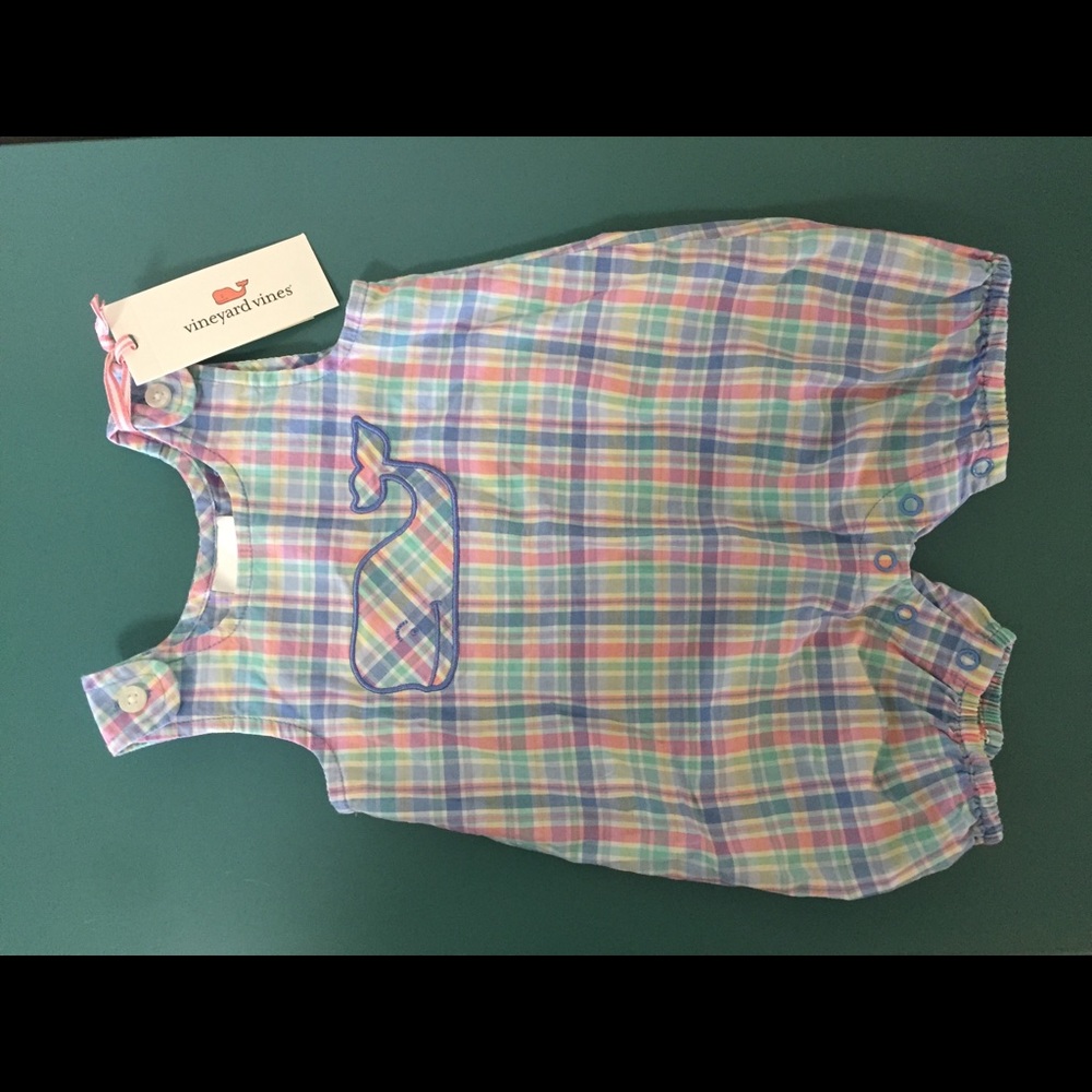 Vineyard vines baby 3-6 month plaid John John